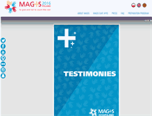 Tablet Screenshot of magis2016.org